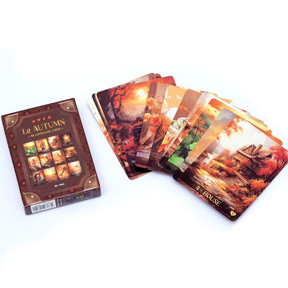 Tarot Cards Deck With Guidebook - Lenormand Tarot Deck Le Collection d'automne