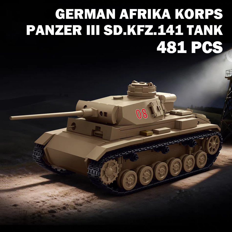 Lego Compatible Military Tank - Blocs de construction de char d'assaut
