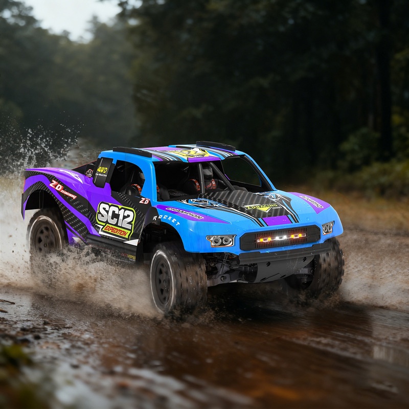 Rc Drift Car 1 24 Scale 4Wd - Voiture télécommandée Zd Racing RC SC12,