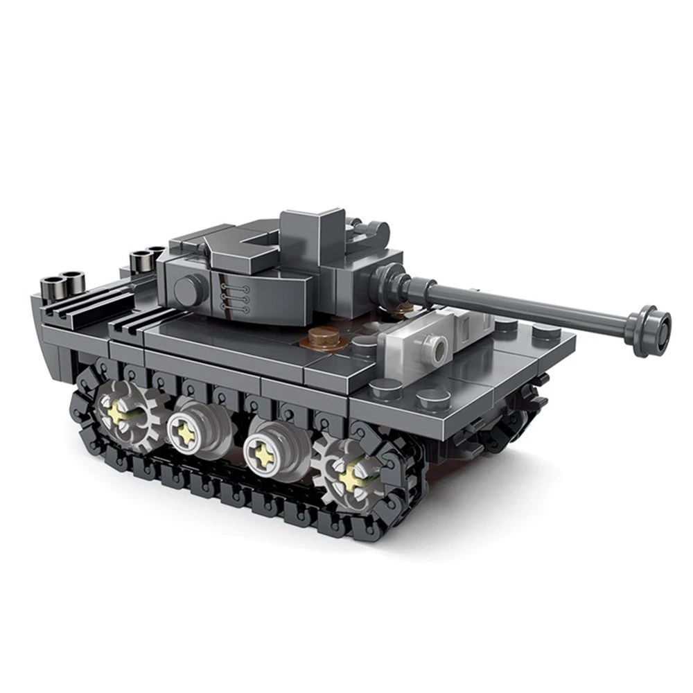 Lego Compatible Military Tank - Modèle DIY du char lourd King