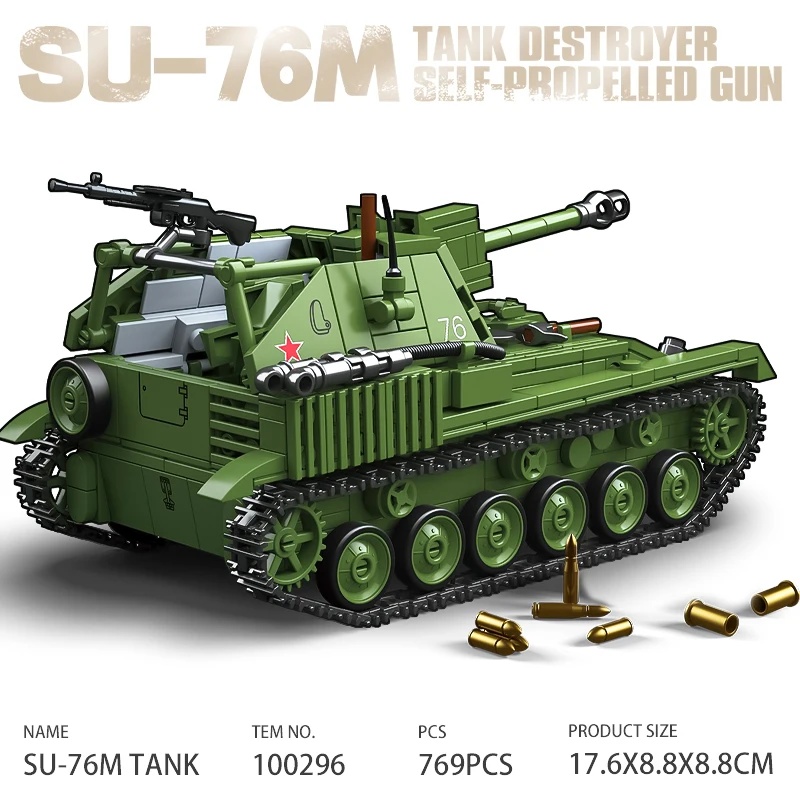 Lego Compatible Military Tank - Bloc de construction de char de