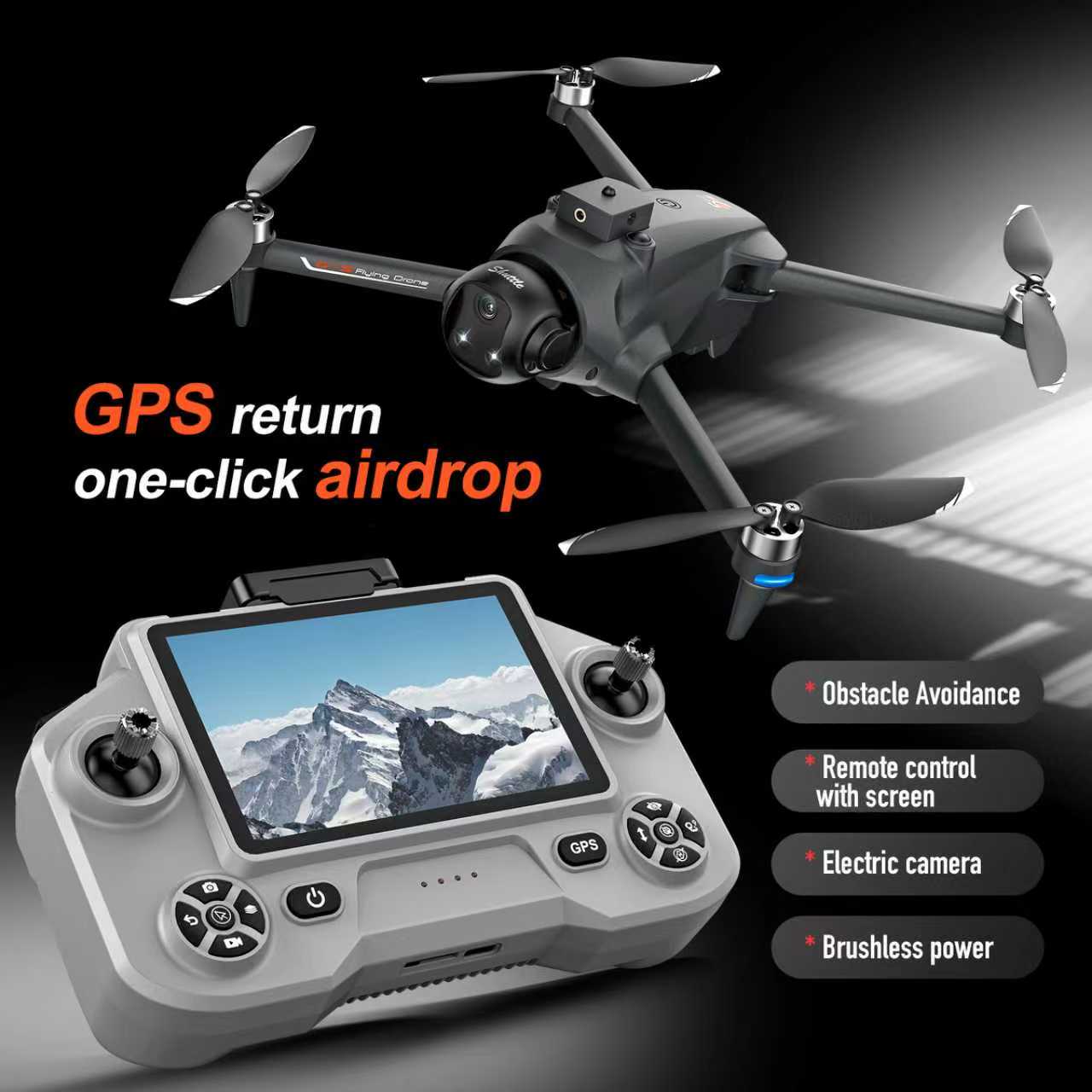 Fpv Brushless Rc Drone 4K - Drone Quadricoptère FPV GPS YL059 avec