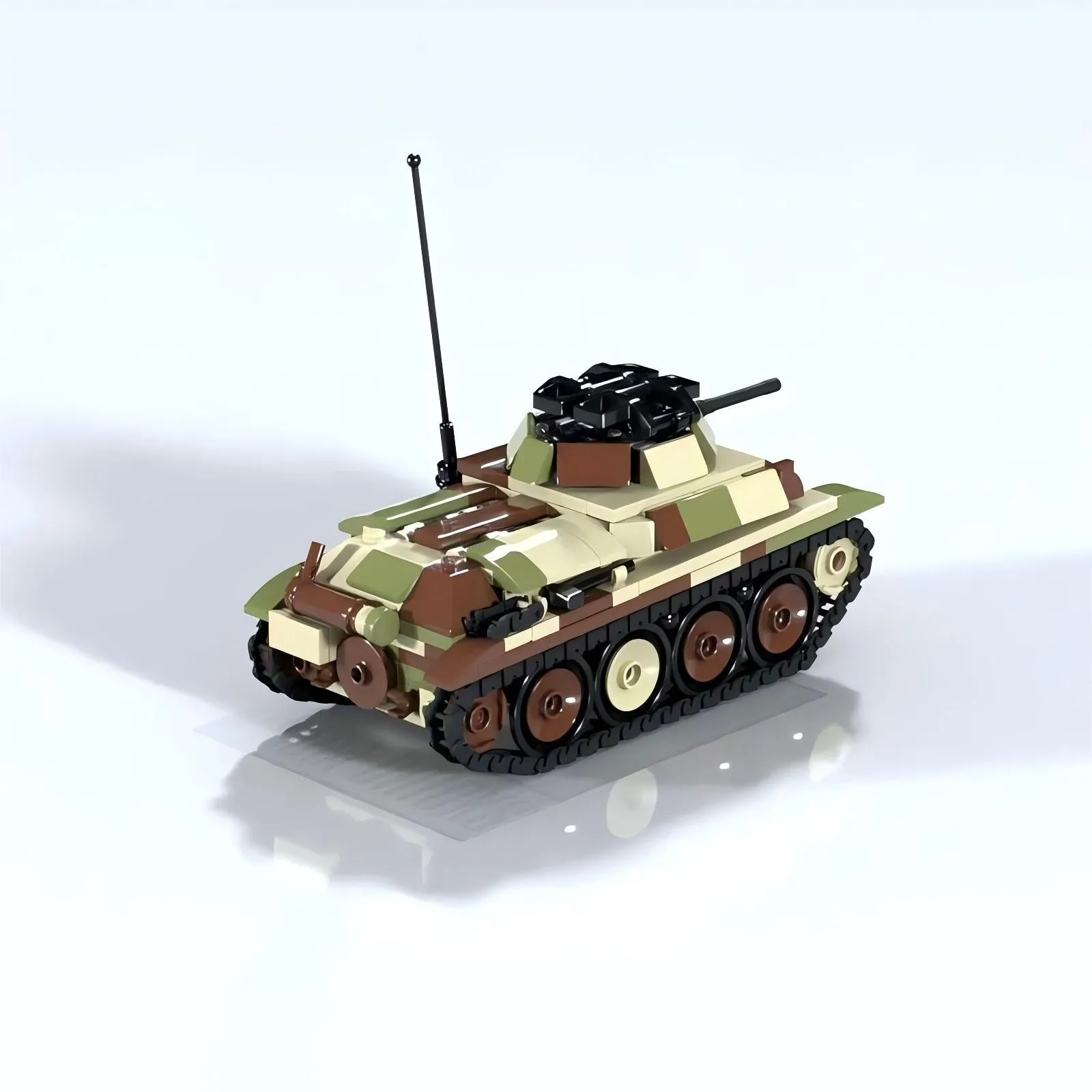 Lego Compatible Military Tank - Matériel de haute technologie, blocs de