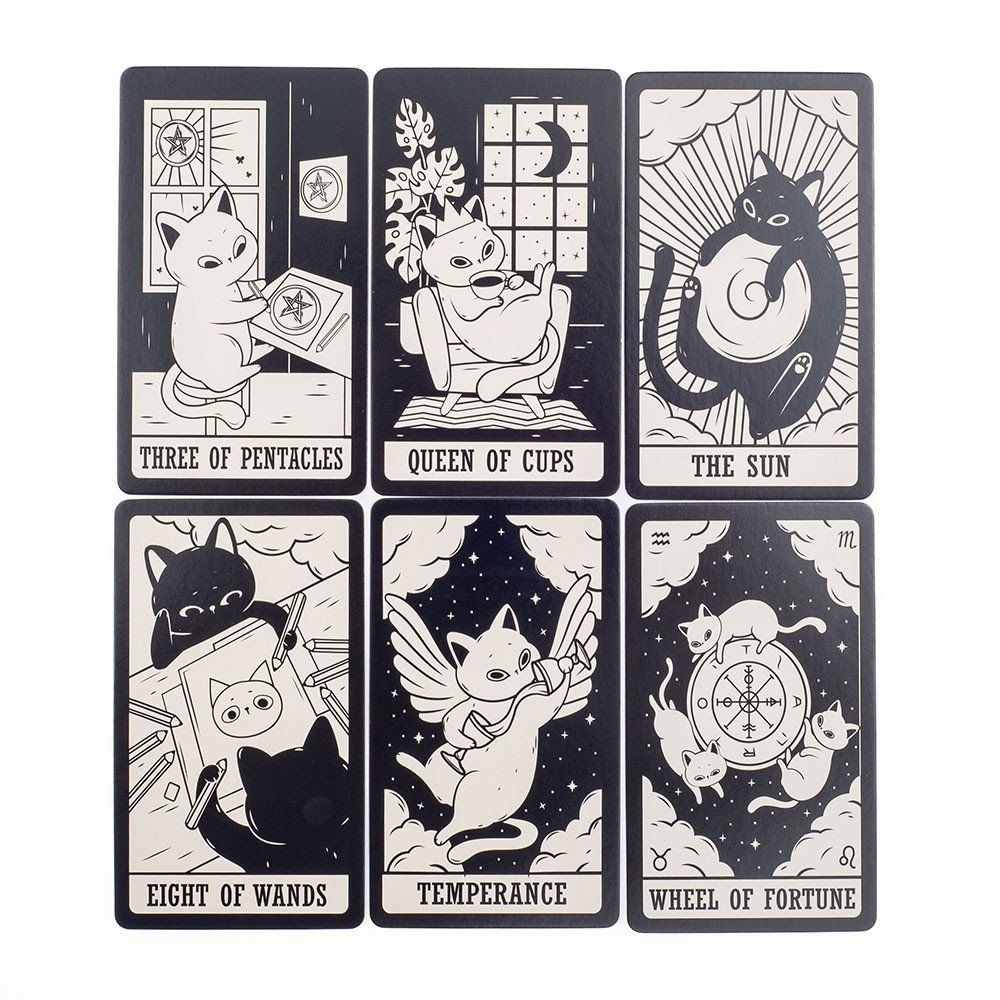 Jeu de Tarot chaton 78 pièces, - Tarot Cards Deck With Guidebook avis et prix