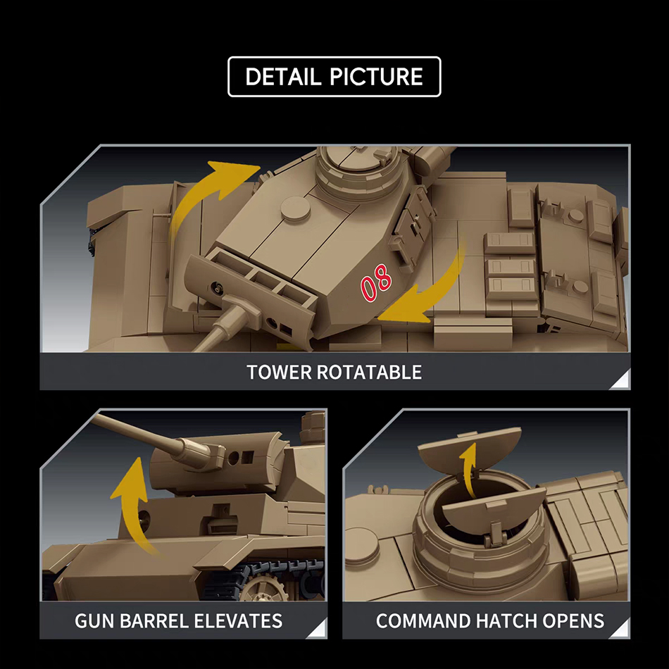 Blocs de construction de char  - Lego Compatible Military Tank avis et prix