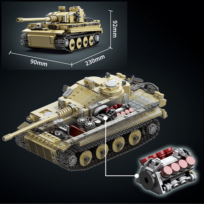 Blocs de construction militair - Lego Compatible Military Tank avis et prix