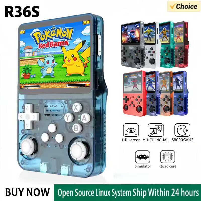 Console de jeu portable R36S,  - Retro Handheld Game Console R36S avis et prix