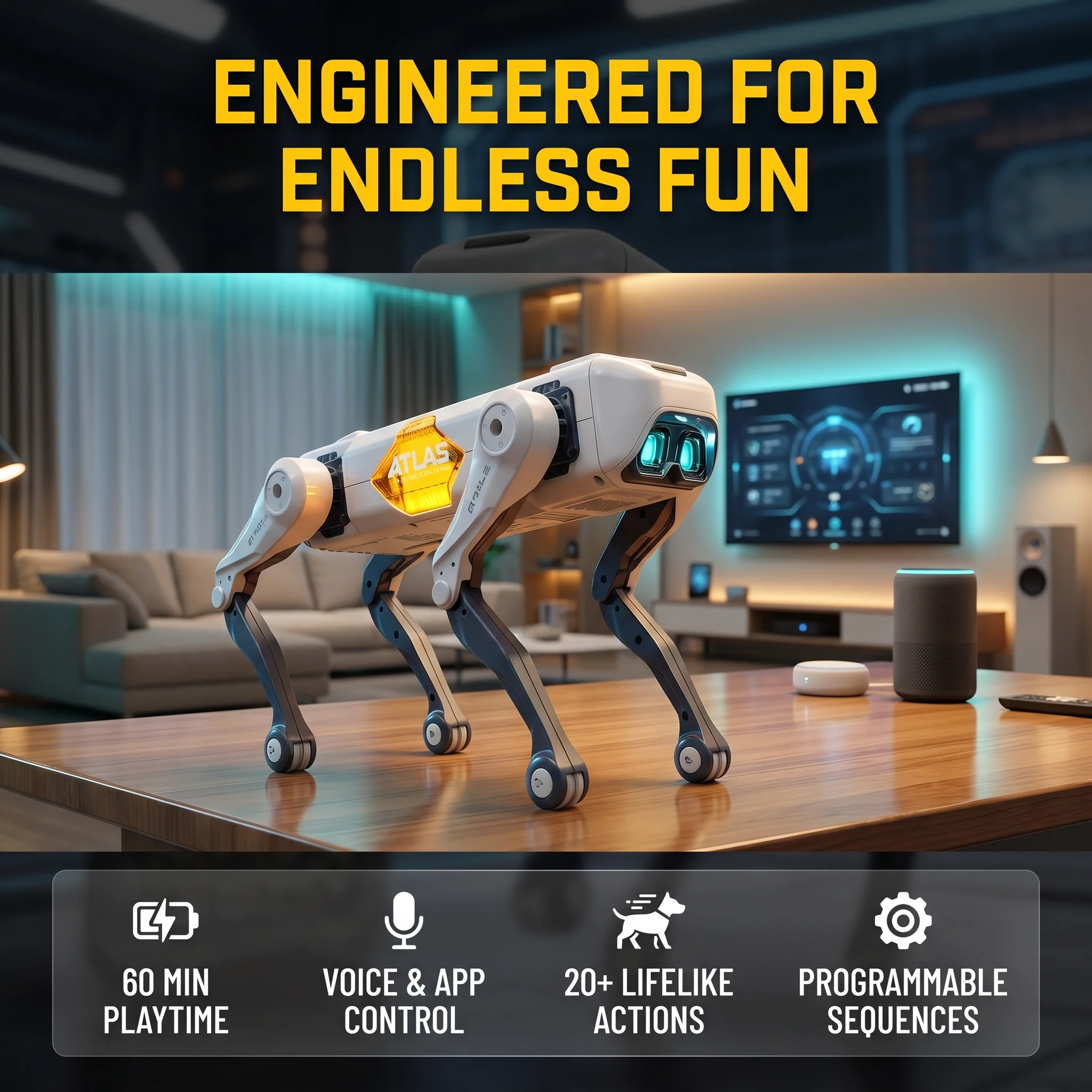 Robot chien intelligent IA, co - Remote Control Toys avis et prix